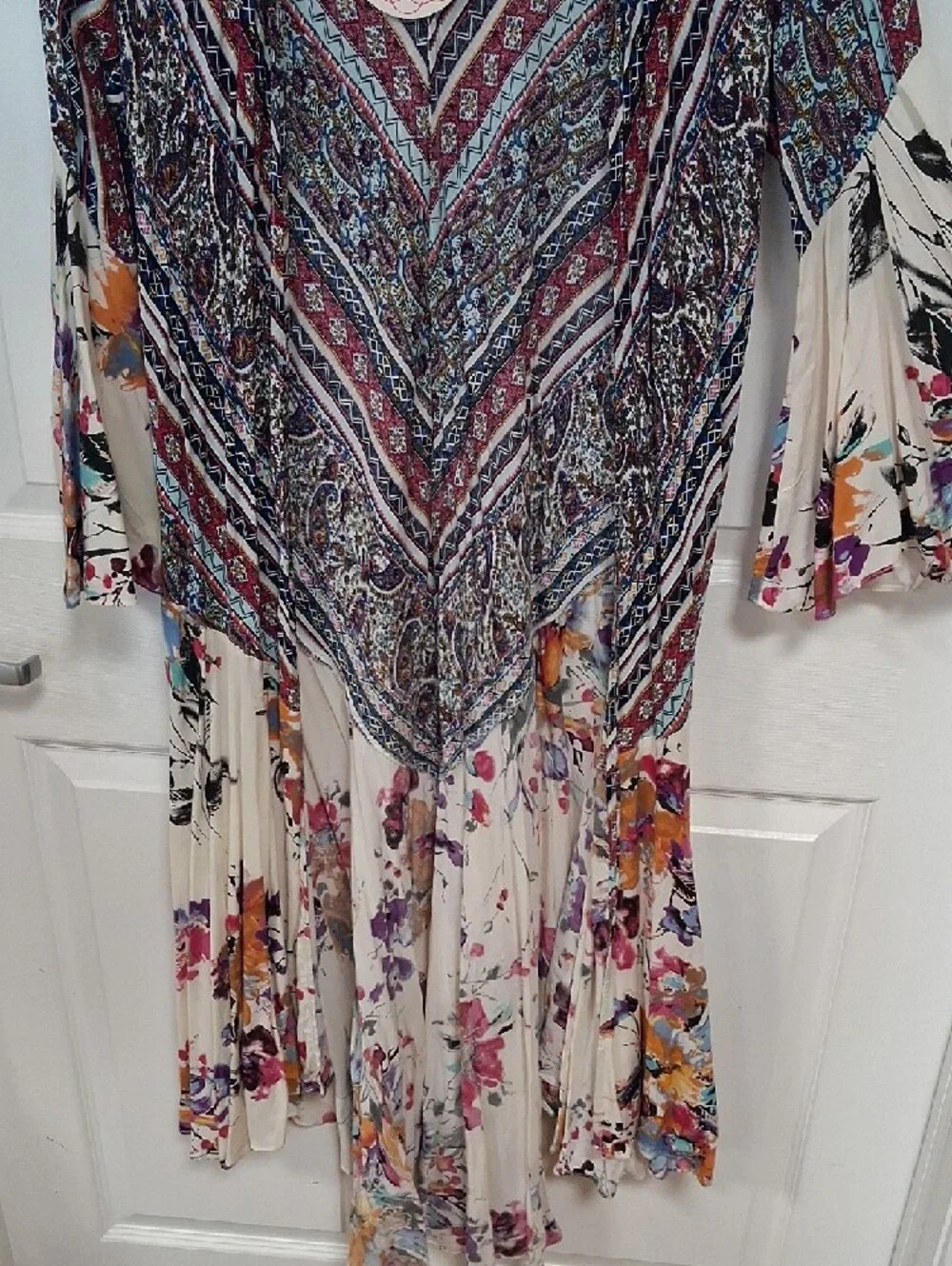 Umgee Floral & Paisley Mixed-Print Duster - Picture 5 of 6